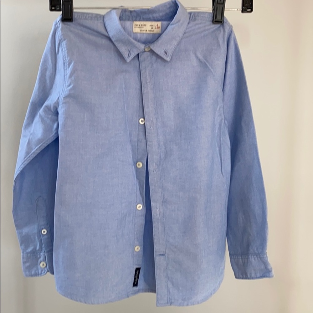 Light blue dress shirt for boys